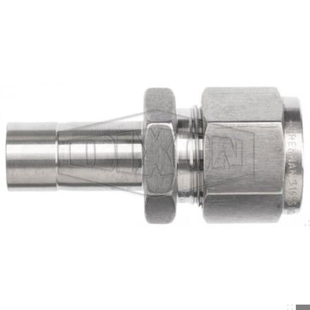 Dixon The Right Connection Instrumentation Reducer, 3/4 x 1/2 in Nominal, Tube End Style, 316 SS 12-DRATT-8
